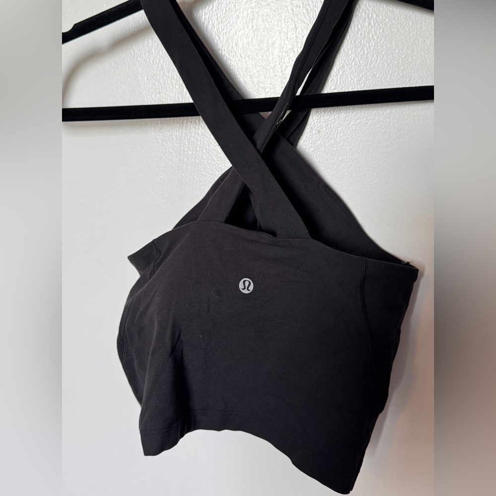 Women's Black Cross-Back Top - Picture 10 of 12